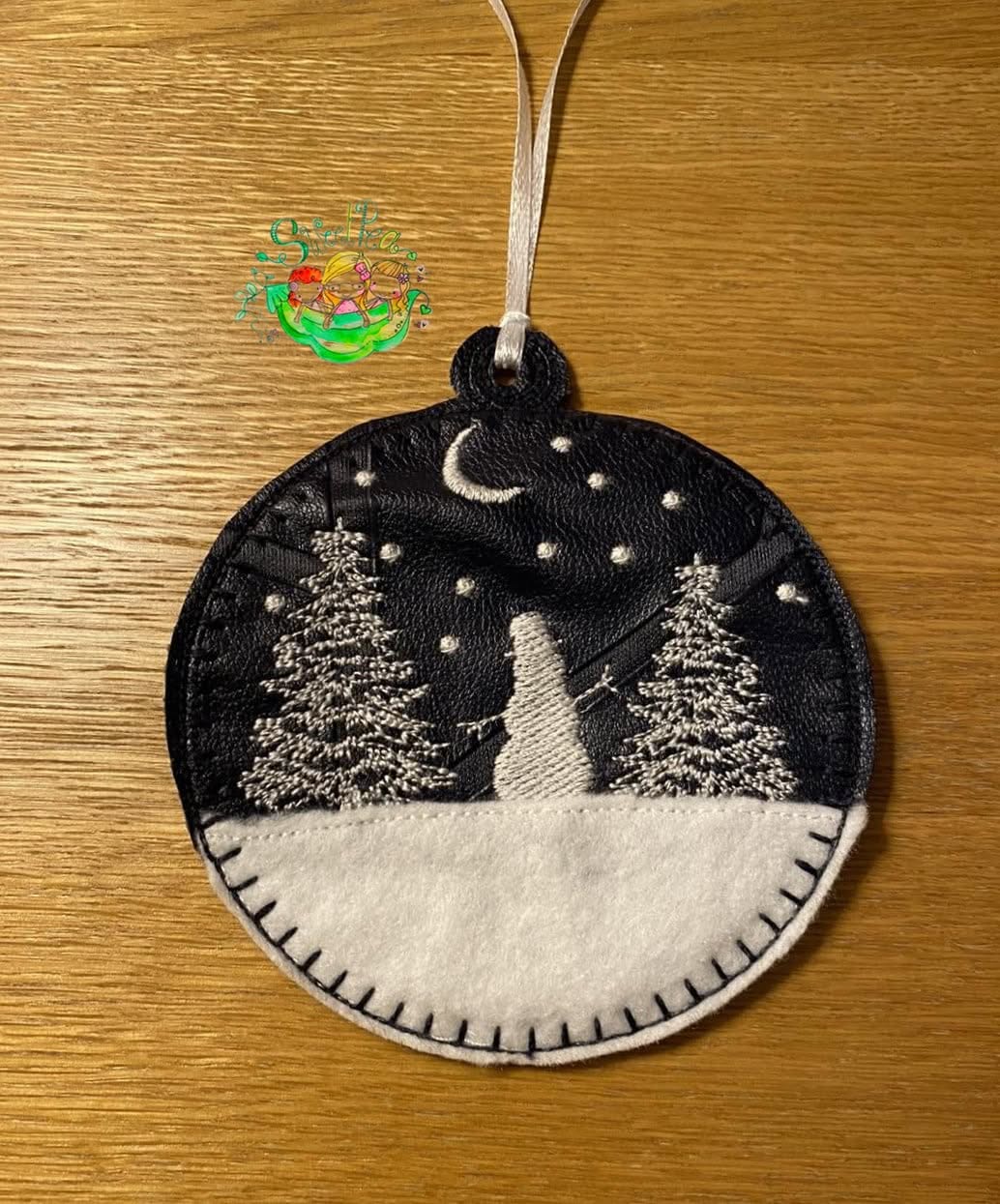 Sweetpea’s Handmade Christmas Night Sky Bauble Collection - Snowman