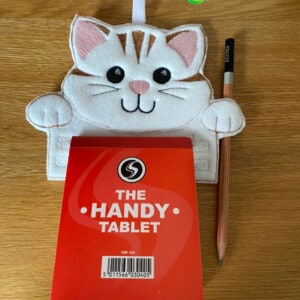 Sweetpea’s Handmade Notepad and Pen Holder Collection - Cat