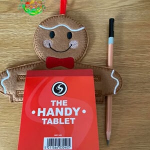 Sweetpea’s Handmade Notepad and Pen Holder Collection - Gingerbread