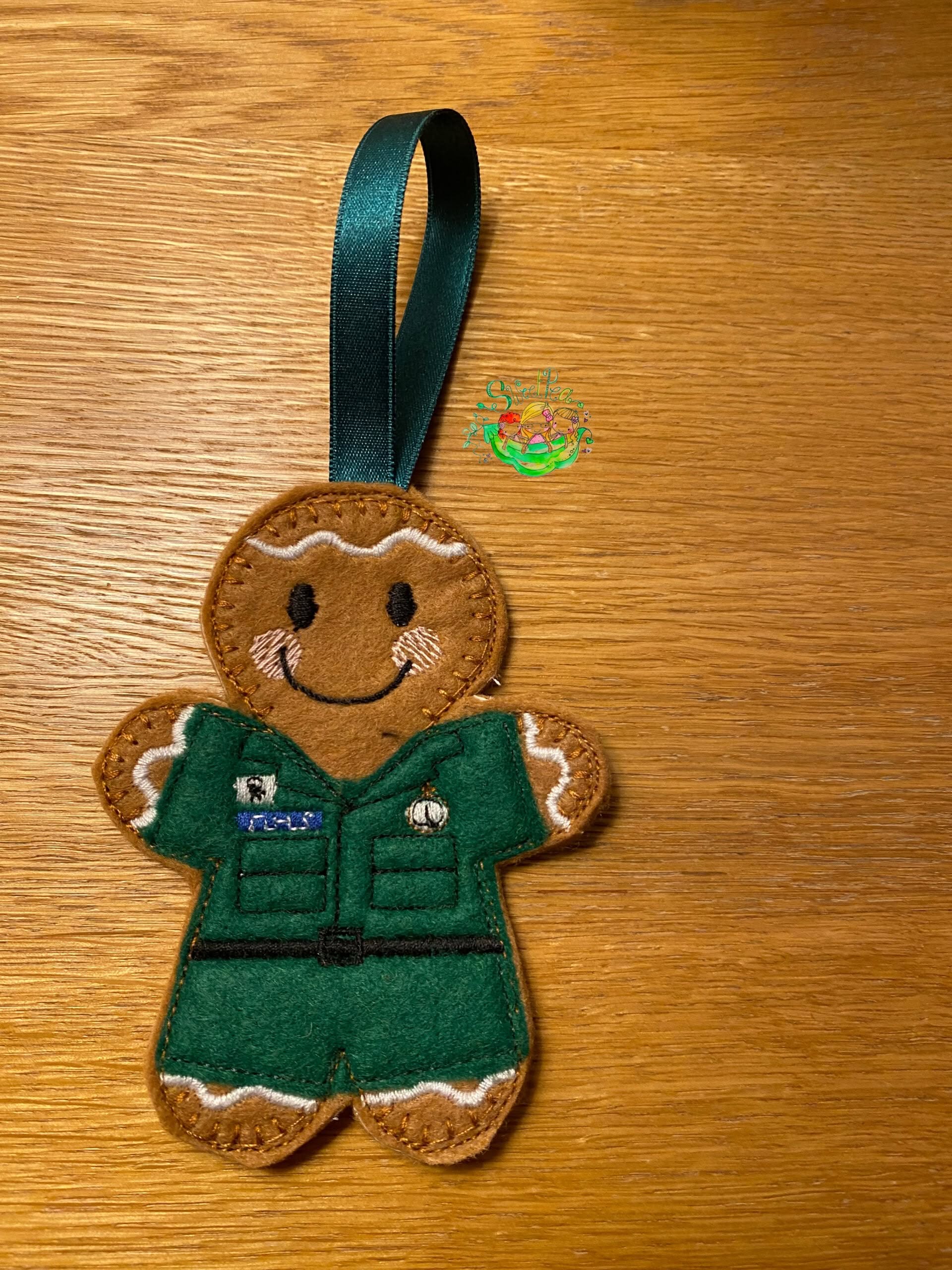 Sweetpea’s Handmade Gingerbread Occupation Collection - Paramedic