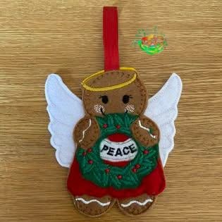 Sweetpea’s Handmade Gingerbread Christmas Collection – Peace Angel