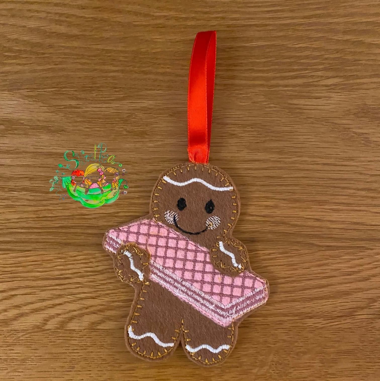 Sweetpea’s Handmade Gingerbread Biscuit Collection - Pink Wafer