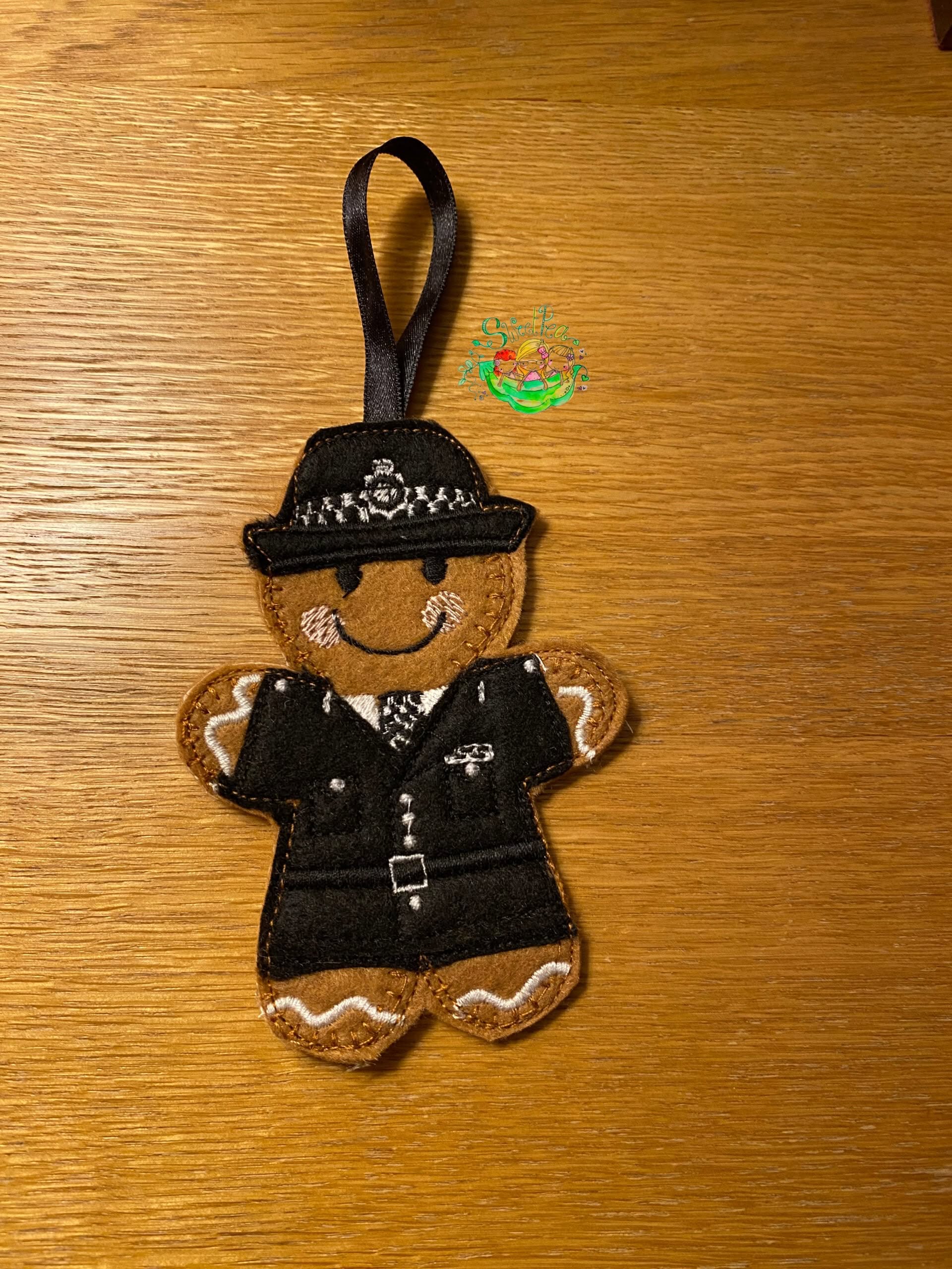 Sweetpea’s Handmade Gingerbread Occupation Collection - Police Officer Female