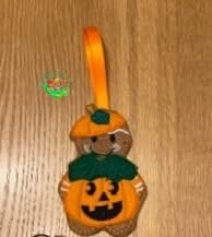 Sweetpea’s Handmade Gingerbread Halloween Collection – Pumpkin
