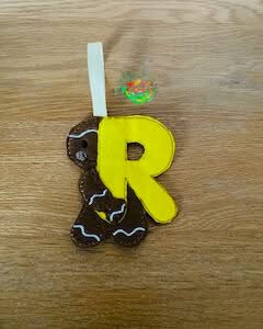 Sweetpea's Handmade Gingerbread Initial Collection - R