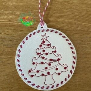 Sweetpea’s Handmade Redwork Twine Collection - Tree