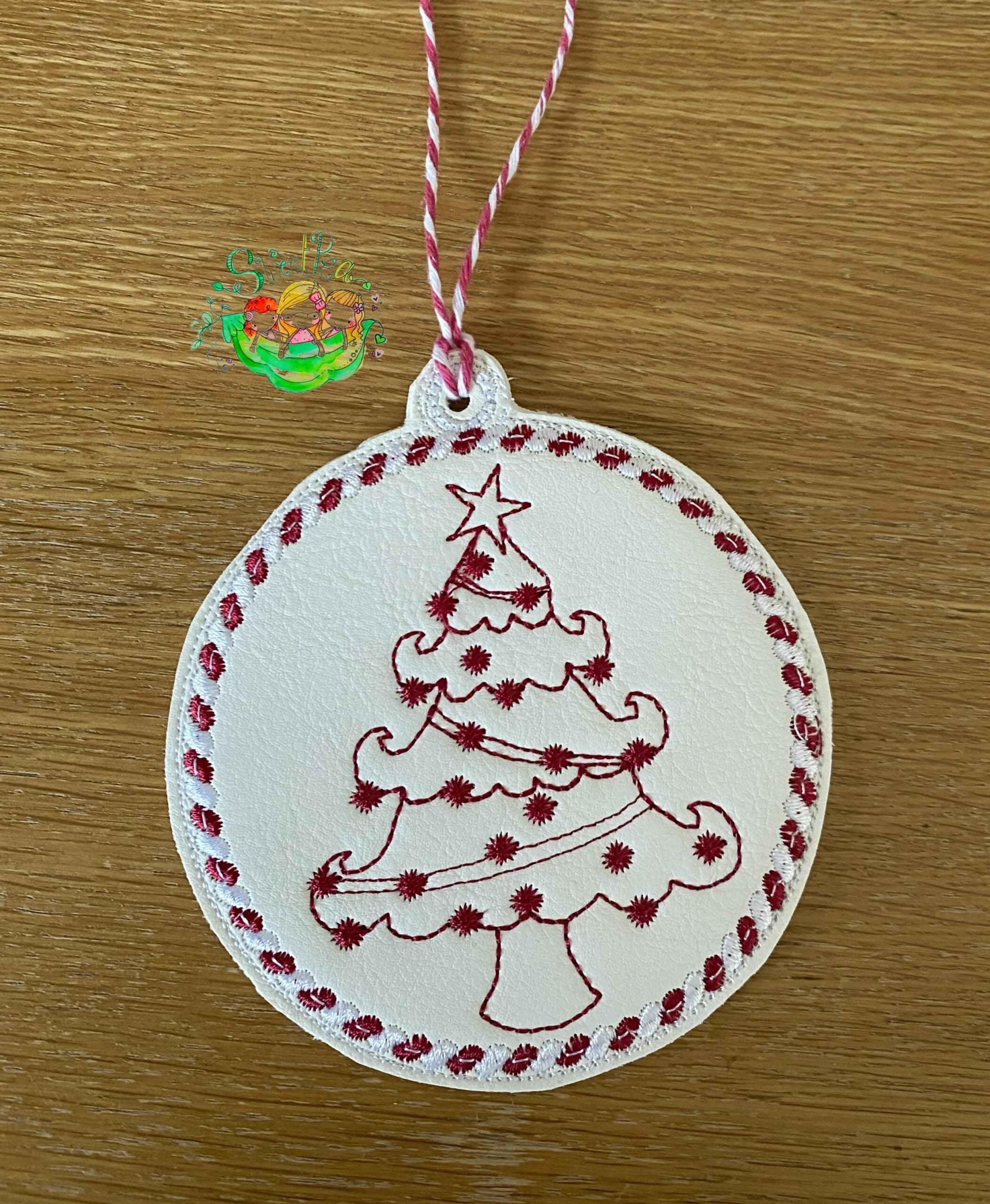 Sweetpea’s Handmade Redwork Twine Collection - Tree