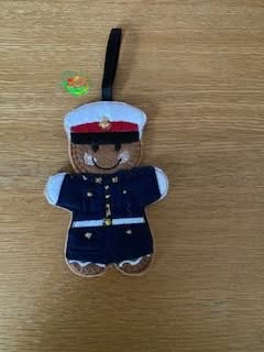 Sweetpea’s Handmade Gingerbread Armed Forces Collection - Royal Marine