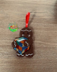 Sweetpea’s Handmade Gingerbread Hobby Collection - Rubik Cube