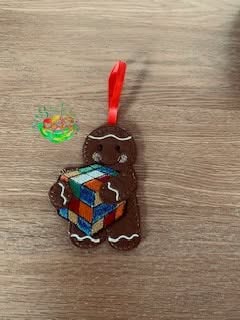 Sweetpea’s Handmade Gingerbread Hobby Collection - Rubik Cube