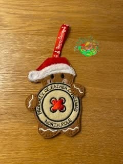 Sweetpea’s Handmade Gingerbread Christmas Collection – Santa’s Missing Button