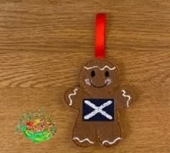 Sweetpea’s Handmade Gingerbread Flag Collection - Scotland