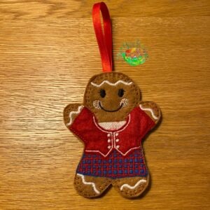 Sweetpea’s Handmade Gingerbread Nationalities Collection – Scottish Dancer