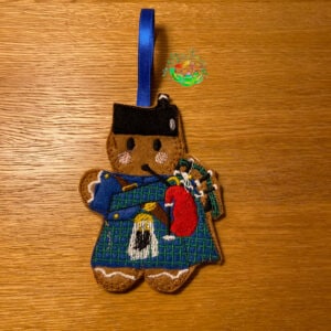 Sweetpea’s Handmade Gingerbread Nationalities Collection – Scottish Piper