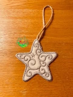 Sweetpea’s Handmade Christmas Hanger Collection – Silver Star
