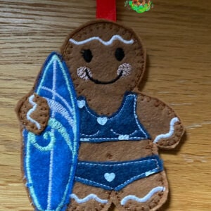 Sweetpea’s Handmade Gingerbread Sports Collection - Surfer Girl