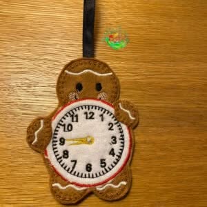 Sweetpea’s Handmade Gingerbread Occupation Collection - Timekeeper