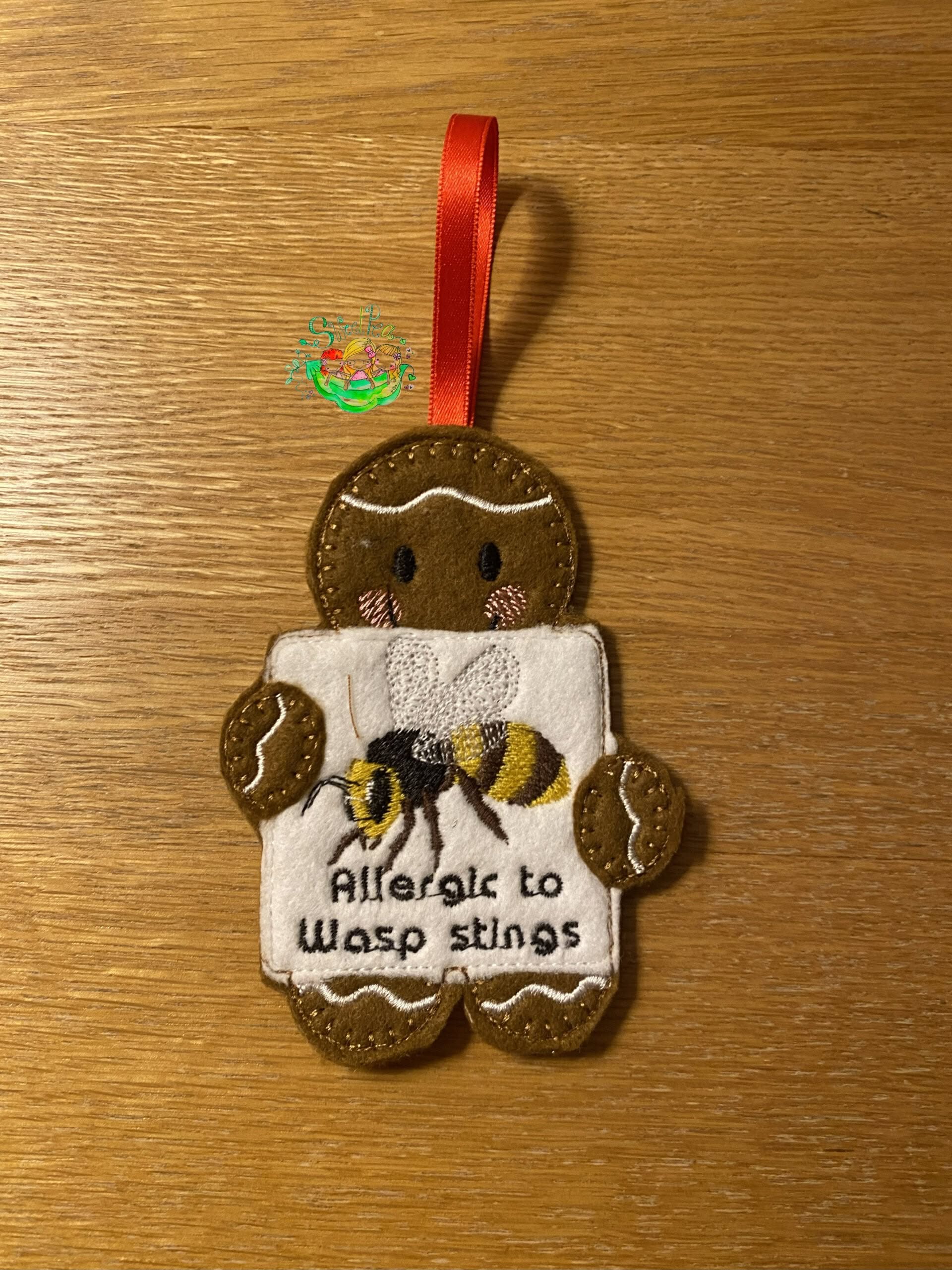Sweetpea’s Handmade Gingerbread Allergy Collection - Wasp Stings